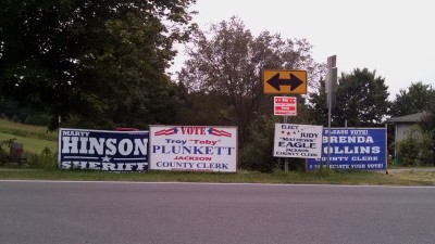 Political signs 2014