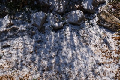 Shadows Snow and Rocks 001