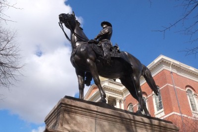 General Hooker Statue at the Massachusetts State House