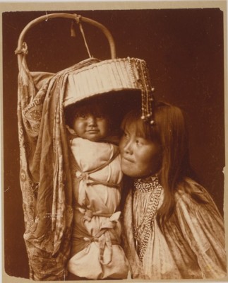 apache girl and papoose
