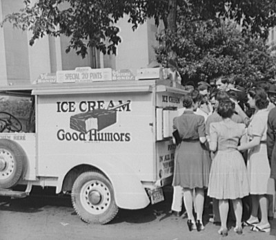 summer ice cream truck may 1942 library of congress