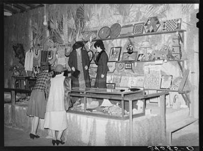 Craft Display at a County Fair in Texas in 1939, Courtesy Library of Congress