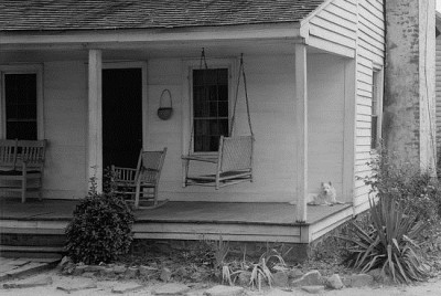 Porch Swing in North Carolina, 1938, Courtesy Library of Congress