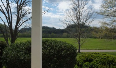 It took this photo from the porch Friday afternoon. So, was I inside or outside?