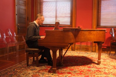 Since we brought a piano into our home around 1990, music has flowed from John's fingers.