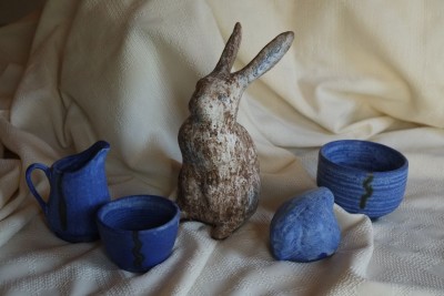 The gift money that had been in my purse had finally found a worthy purchase, my new nutmeg rabbit.