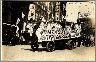 Labor Day Parade in New York City, 1909. Photo Courtesy Library of Congress