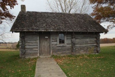 Replica of the Birthplace of Laura Ingalls Wilder