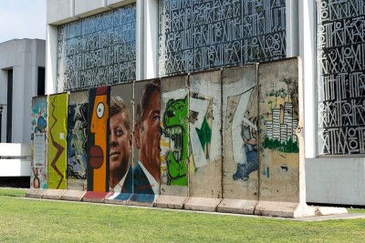A Portion of the Berlin Wall in Los Angeles, California