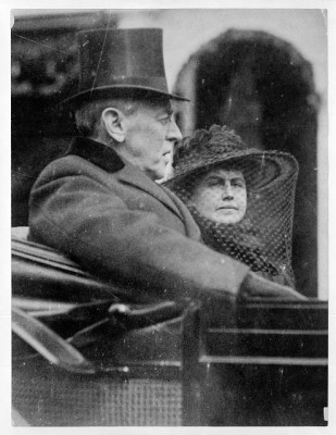 President and Mrs. Wilson, Inauguration Day, 1917