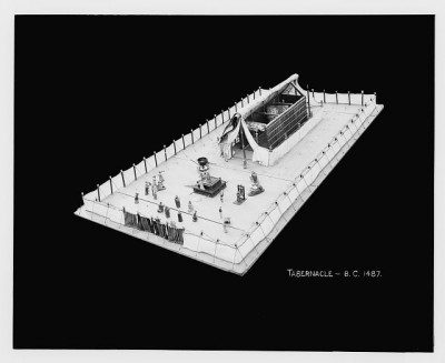 Model of the Tabernacle. Courtesy Library of Congress. Photo is part of the American Colony/Matson Photo Collection.
