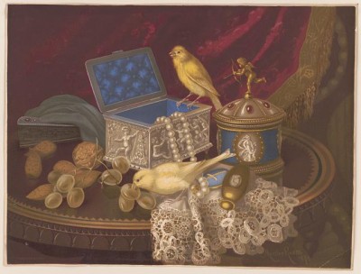 "Canaries and Jewels," by Marston Ream, 1874. Courtesy Library of Congress.