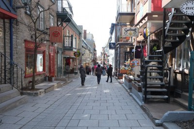 Street Scene in Quebec City