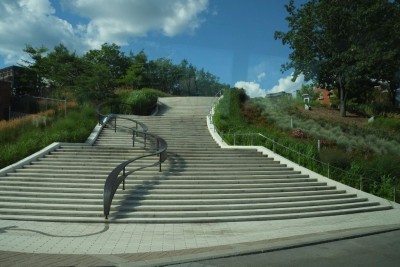 Steps to Pierre Boucher Plaza