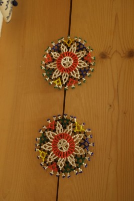 Beaded Coasters from Cameroon, West Africa