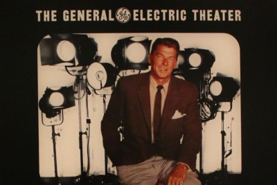 Ronald Reagan on the Set of General Electric Theater