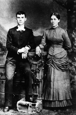 Wedding Portrait of David and Ida Eisenhower