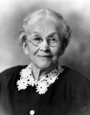 Photo taken of Ida Eisenhower for her "Kansas Mother of the Year" Award. Courtesy Eisenhower Presidential Library.
