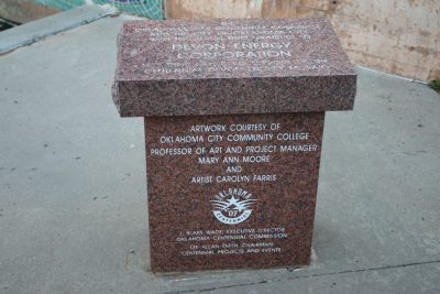 Artists who created fountain in Bricktown